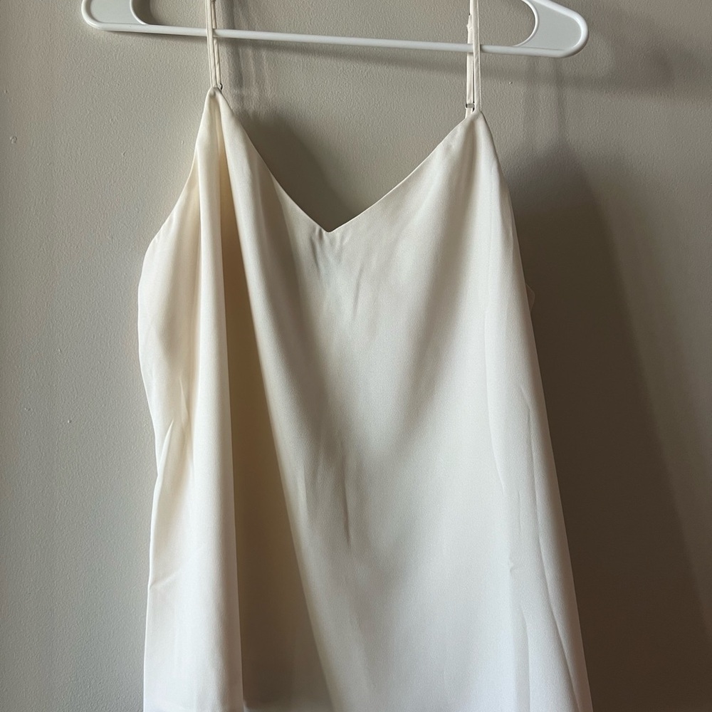White blouse tank top. Banana Republic
